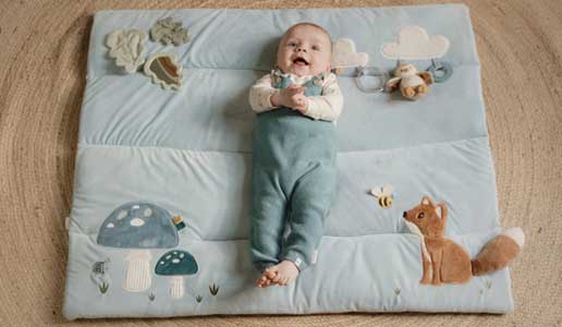 Little Dutch Forest Friends  Kollektion Baby- und Kinderspielzeug in Blautönen
