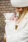 Preview: Cloby Babydecke grau – weiche Teddydecke für Kinderwagen, Tragetuch und Zuhause