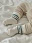 Preview: famvibes Hey Baby Socken grün gestreift milk-green 0-1 Jahre