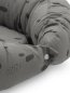 Mobile Preview: Jollein Babynest grau gepunktet - Spot 90x52cm - Storm Grey