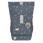 Preview: Rolltop komplett offen Lässig Kindergartenrucksack Rolltop Happy Prints dunkelblau Preview: Rolltop komplett offen Lässig Kindergartenrucksack Rolltop Happy Prints dunkelblau