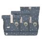 Preview: Lässig Kindergartenrucksack Rolltop Happy Prints dunkelblau Preview: Lässig Kindergartenrucksack Rolltop Happy Prints dunkelblau