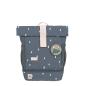 Preview: Lässig Kindergartenrucksack Rolltop Happy Prints dunkelblau Preview: Lässig Kindergartenrucksack Rolltop Happy Prints dunkelblau