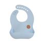 Preview: Lässig Silikon Lätzchen blau Smile - Happy Rascals Preview: Lässig Silikon Lätzchen blau Smile - Happy Rascals