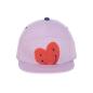 Preview: Lässig lila Kinder Basecap - Little Gang Herz