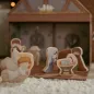 Preview: Little Dutch Weihnachtskrippe Spielkoffer - grün - essentials