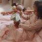 Preview: Bezug Kinderbett rosa Reh – 100x140 cm Little Dutch