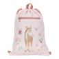 Preview: Little Dutch rosa Turnbeutel - Fairy Garden Fitnesstasche