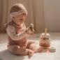 Preview: Little Dutch Stapelturm mit Ringen - rosa - Fairy Garden