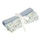 Preview: Little Dutch Musselintuch Swaddle 70×70 cm Fairy Floral Blossom aus 100 % Baumwolle Bio