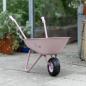 Preview: Little Dutch rosa Garten Schubkarre Metall - Fairy Garden