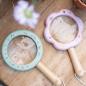 Preview: Little Dutch Lupe blau - Forest Friends Holz Kinderlupe