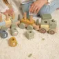 Preview: Little Dutch Holz Eisenbahn mit Steck-Formen Traktor Little Farm LD7154