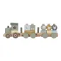 Preview: Little Dutch Holz Eisenbahn mit Steck-Formen Traktor Little Farm LD7154