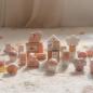 Preview: Holz-Bauklötze Rosa mit Blumen- und Blattmotiven Fairy Garden Preview: Holz-Bauklötze Rosa mit Blumen- und Blattmotiven Fairy Garden
