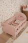 Preview: Little Dutch Puppenbett aus Holz mit Soft Flowers Bettwäsche