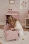 Preview: FSC-Holz Puppenbett von Little Dutch mit rosa Bettwäsche