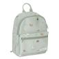 Preview: Little Dutch Kinderrucksack Little Farm Grün – Frontansicht mit Tiermotiv