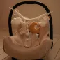 Preview: Kinderwagenkette beige Goose & Bunny Newborn Naturals GRS Little Dutch