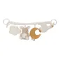 Preview: Kinderwagenkette beige Goose & Bunny Newborn Naturals GRS Little Dutch
