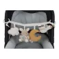 Preview: Kinderwagenkette beige Goose & Bunny Newborn Naturals GRS Little Dutch