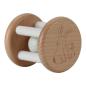 Preview: Little Dutch Roll Rassel Baby Bunny - der beige Rasselroller Holz LD8860