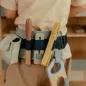 Preview: Set-Aufnahme: Holzwerkzeuggürtel Blau von Little Dutch mit allen Werkzeugen