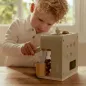 Preview: Holz-Kaffeemaschine Mint von Little Dutch – Barista-Spiel für Kinder
