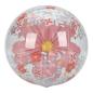 Preview: 3D-Strandball „Rosa Blumen“ von Little Dutch für Kinder ab 2 Jahren, perfektes Badespielzeug.