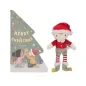 Preview: Weihnachtsbuch mit Kuschelpuppe Jim Geschenkset von Little Dutch