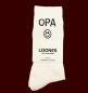 Preview: Loones Happy Opa Socken - Tennissocke mit Smiley