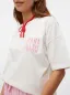 Preview: Detailansicht des Stoffes aus Bio-Baumwolle beim weißen Umstandsshirt Preview: Detailansicht des Stoffes aus Bio-Baumwolle beim weißen Umstandsshirt