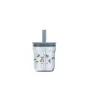 Preview: Little Dutch Kinder Trinkglas blau Mio 250ml mit Trinkhalm Mepal - Forest Friends Preview: Little Dutch Kinder Trinkglas blau Mio 250ml mit Trinkhalm Mepal - Forest Friends