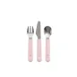 Preview: Little Dutch rosa Kinder Besteck Set Mio Mepal 3er Set - Fairy Garden