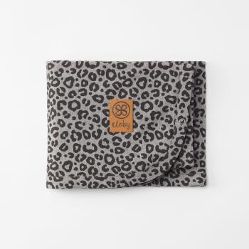 Cloby UV-Decke Leopard Grey - UPF 50+ - leo muster grau - der UV-Schutz für Dein Baby