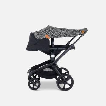 Cloby UV-Decke Leopard Grey - UPF 50+ - leo muster grau - der UV-Schutz für Dein Baby