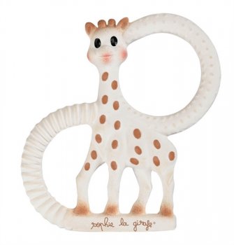 Vulli Sophie la Girafe Baby Giraffe Beißring Natur-Kautschuk very soft So'Pure Version extra weich