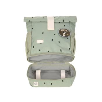 Schuhfach Lässig Kindergartenrucksack Rolltop - Happy Prints Olive