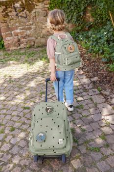 Lässig Kinderkoffer - Trolley Happy Prints Olive