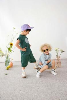 Lässig lila Basecap Kinder - Little Gang