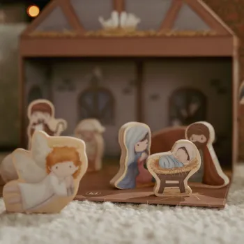 Little Dutch Weihnachtskrippe Spielkoffer - grün - essentials