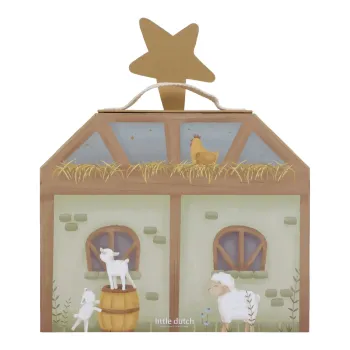 Little Dutch Weihnachtskrippe Spielkoffer - grün - essentials
