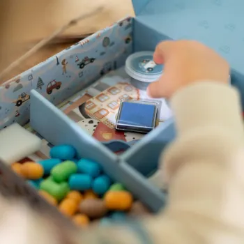 Little Dutch Bastelbox blau - Essentials - Jim Kreativbox