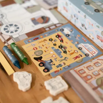 Little Dutch Bastelbox blau - Essentials - Jim Kreativbox