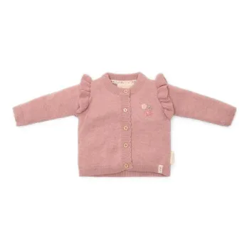 Little Dutch Strickjacke Fairy Pink frontal fotografiert