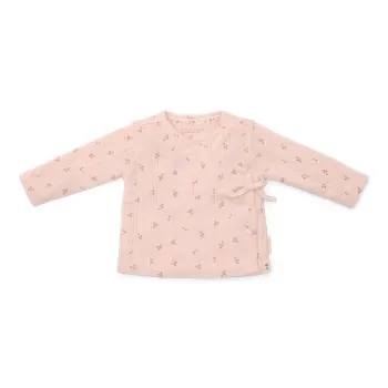 Little Dutch Baby Wickelshirt Langarm Rosa Fairy Flowers (Gr. 44-74)