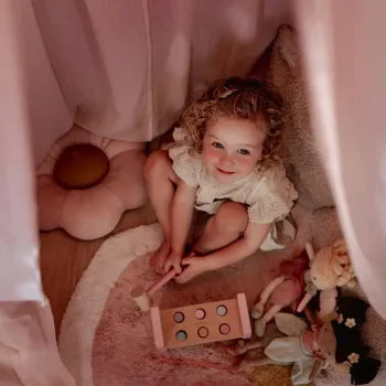 Little Dutch Kissen Blume - Rosa - Fairy Garden