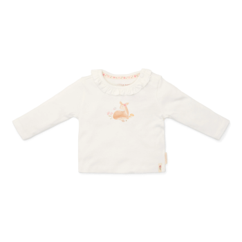 Little Dutch T-Shirt langärmlig Hallo Reh - Off White