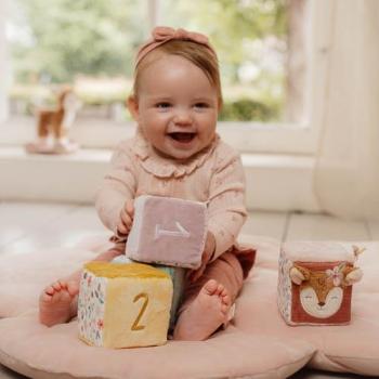 Little Dutch rosa Stoffwürfel Set Fairy Garden 4er LD9016