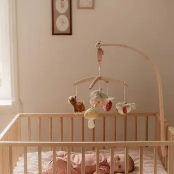 Little Dutch rosa Musik-Mobile aus Holz - Fairy Garden